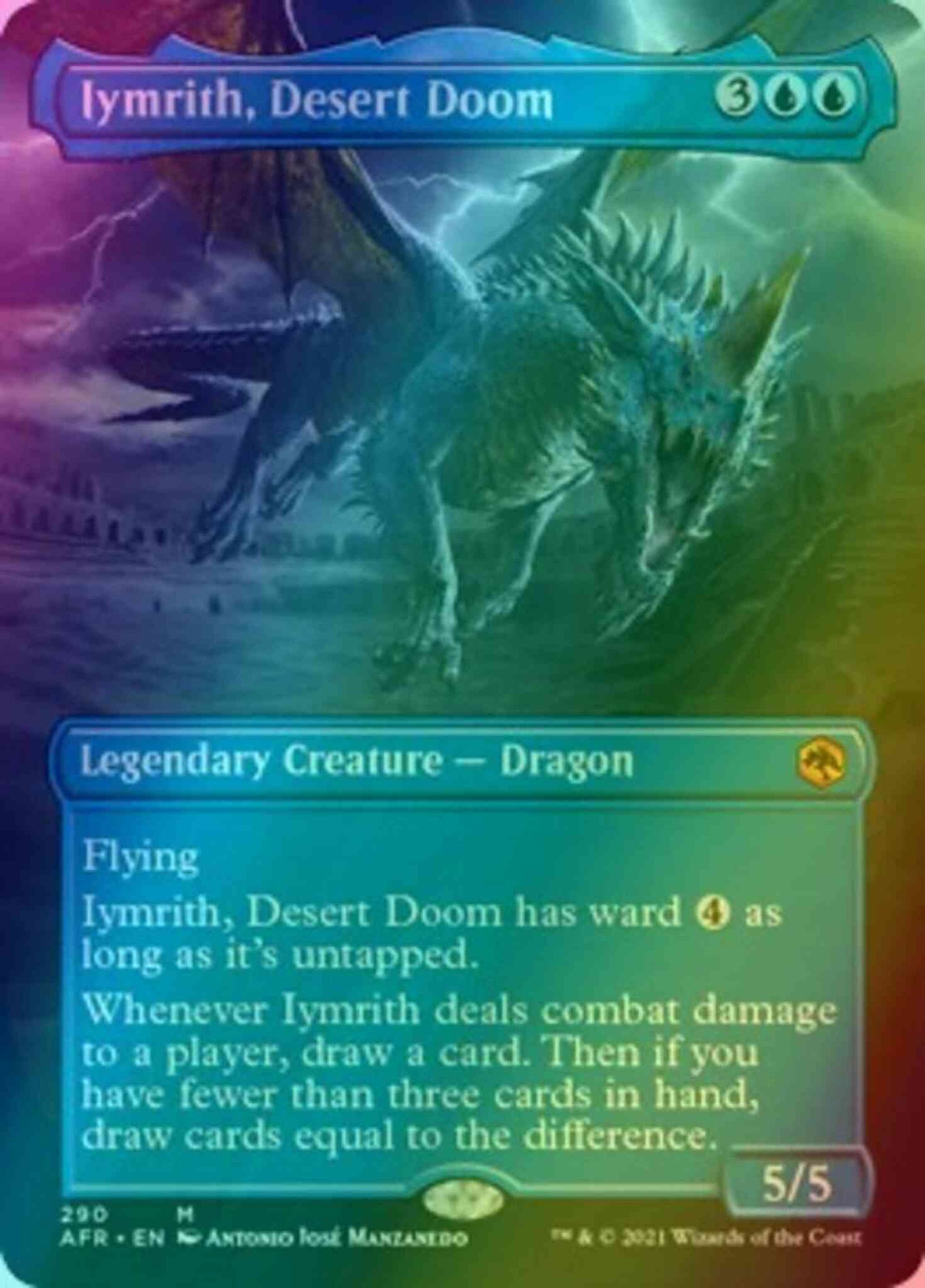 Iymrith, Desert Doom [290] [Borderless] [Adventures in the Forgotten Realms] [Foil]