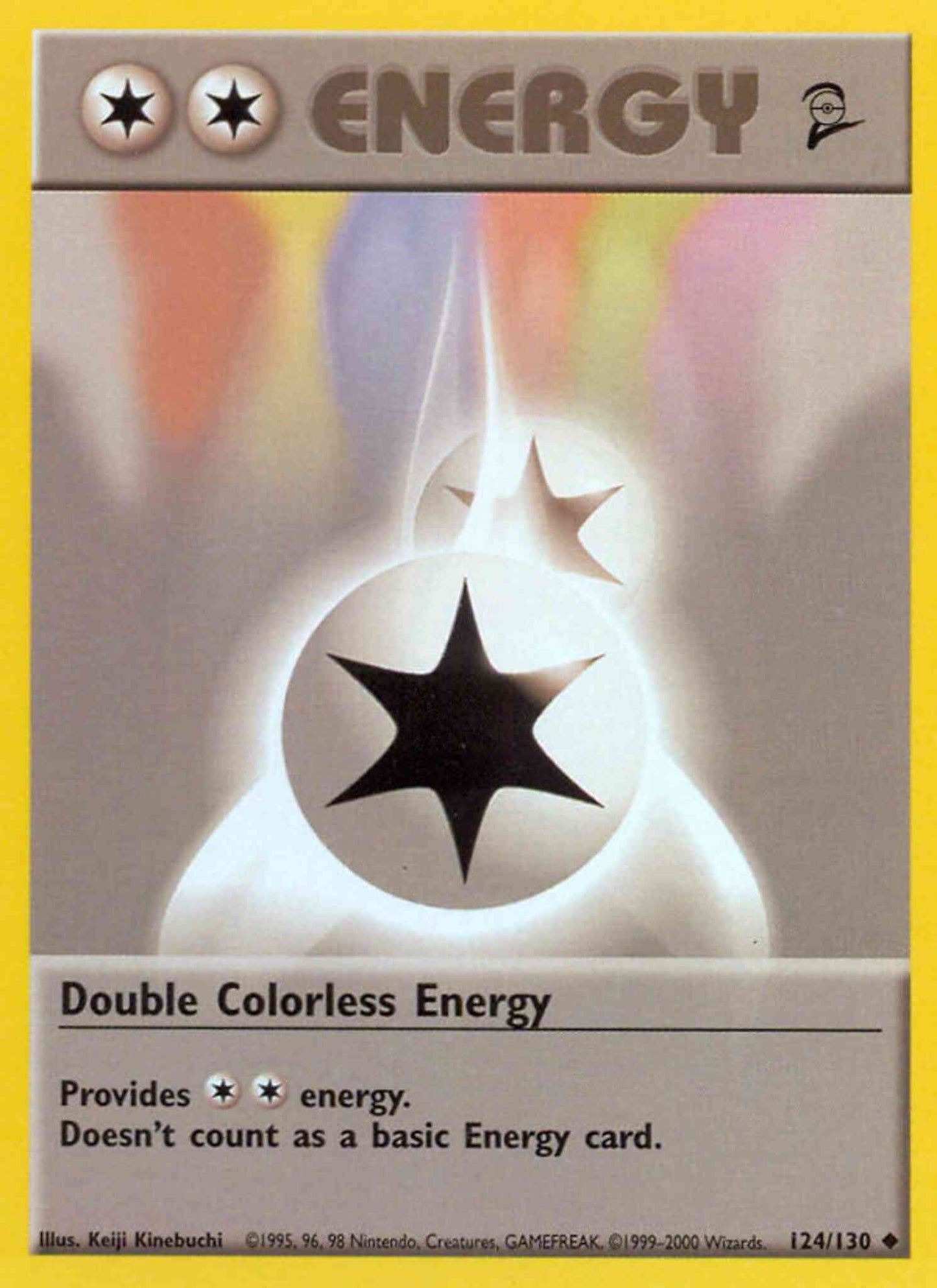 Double Colorless Energy - 124/130 - Uncommon [base4-124] [Non-Holo]