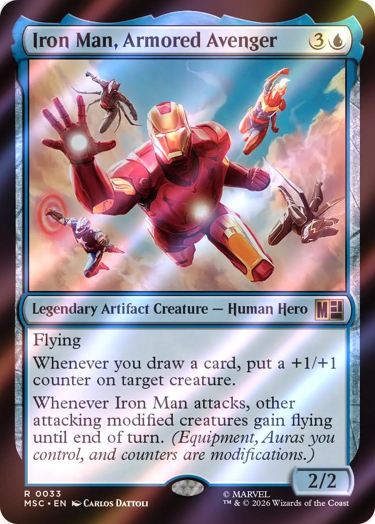 Iron Man, Armored Avenger [33] [Marvel Super Heroes: Commander] [Surge Foil]