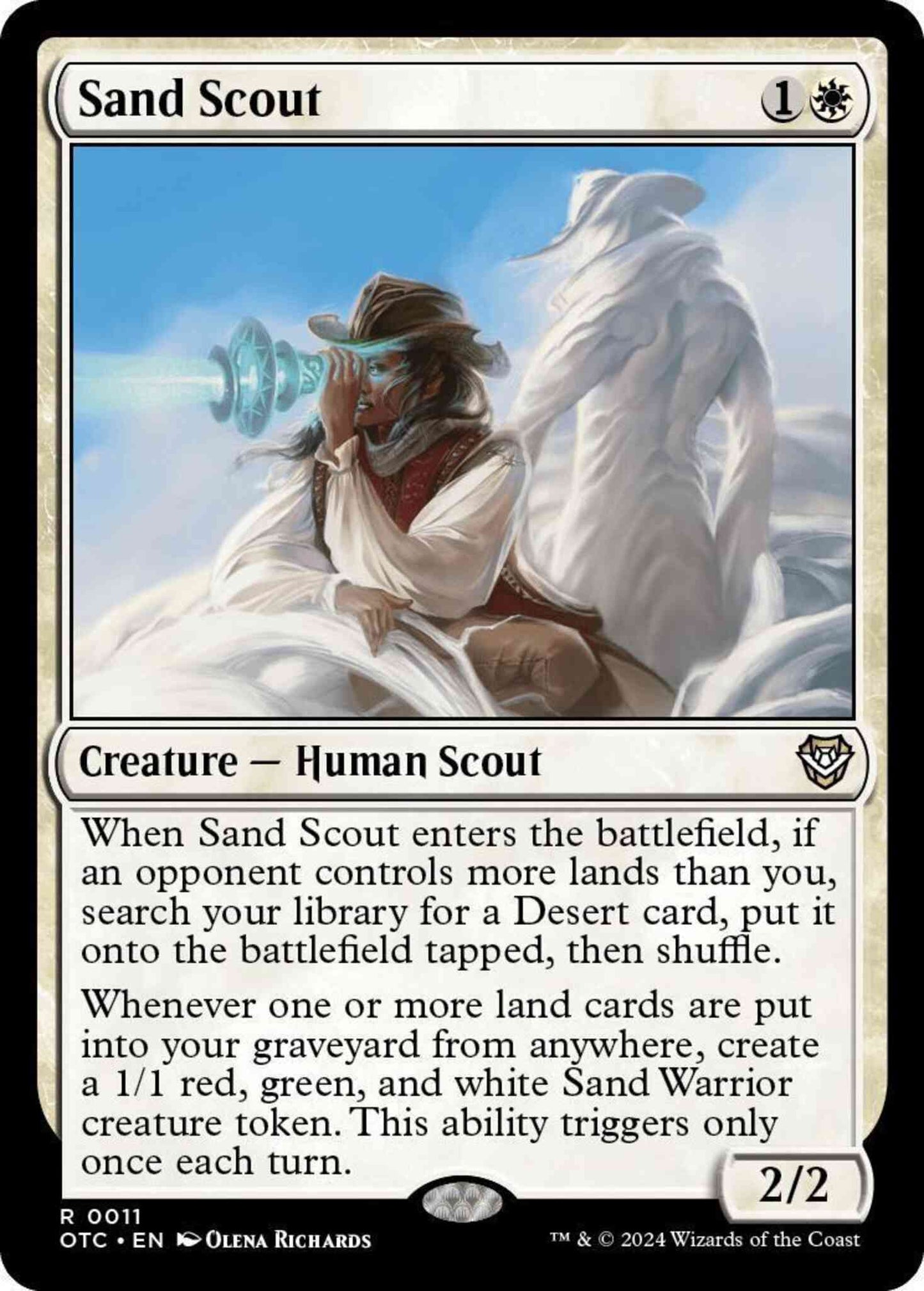 Sand Scout [11] [Outlaws of Thunder Junction: Commander] [Non-Foil]