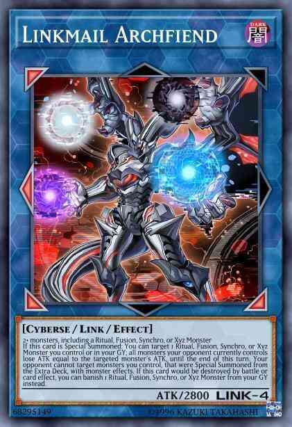 Linkmail Archfiend - RIRA-EN047 - Super Rare - Unlimited