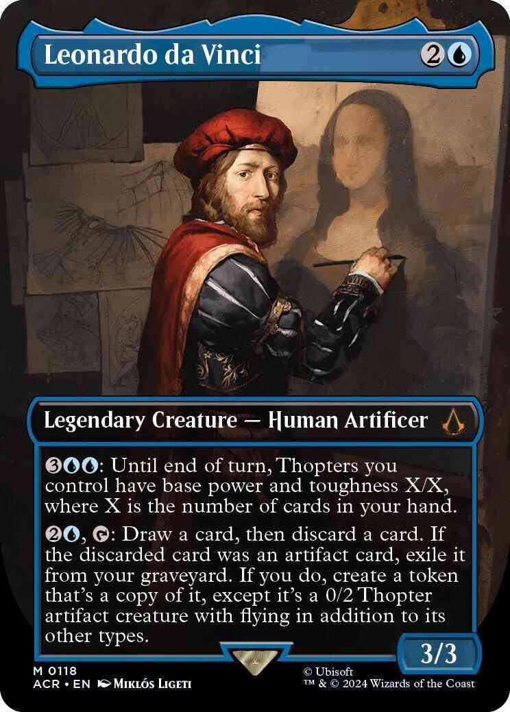 Leonardo da Vinci [118] [Borderless] [Assassin's Creed] [Foil]