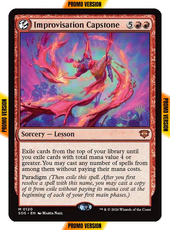 Improvisation Capstone [120p] [Promo Pack] [Secrets of Strixhaven Promos] [Non-Foil]