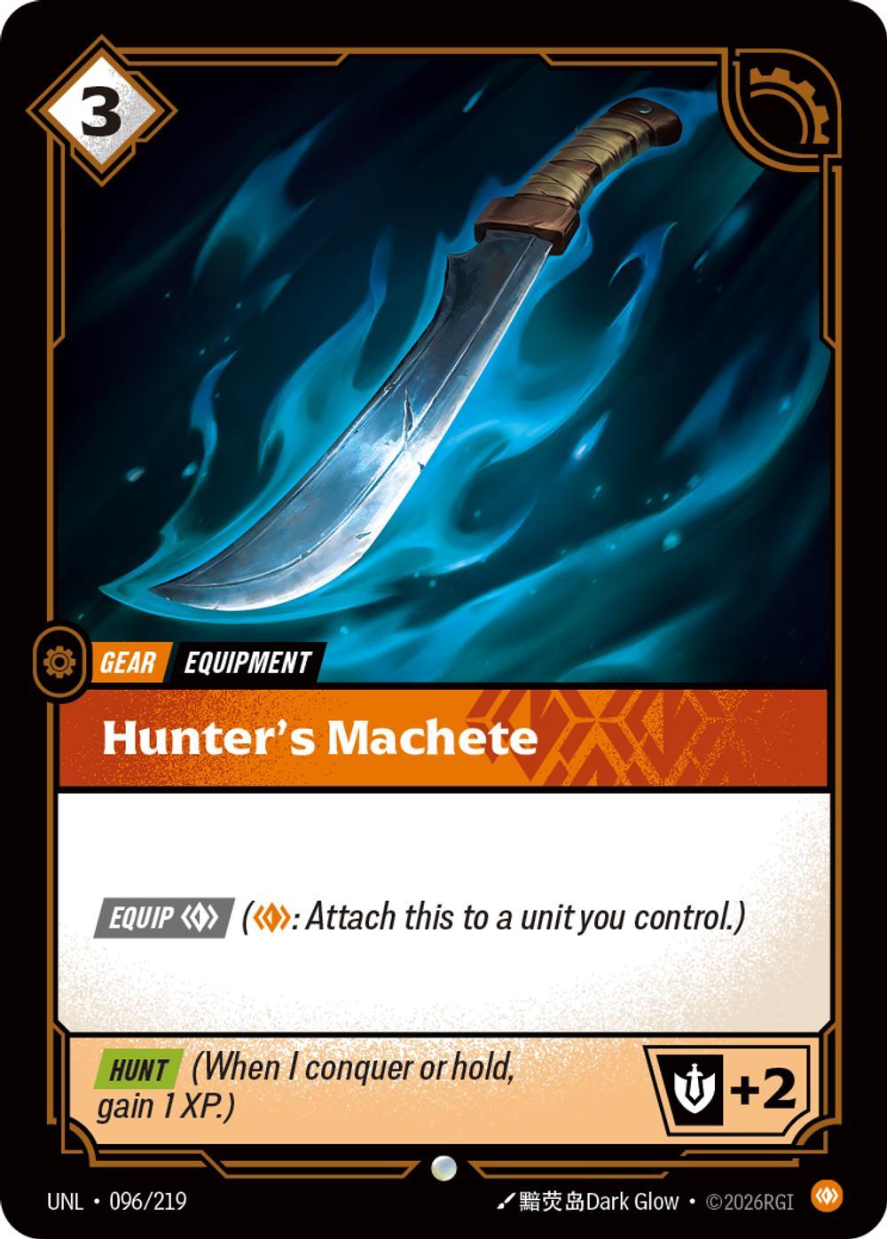 Hunter's Machete - 096/219 [Unleashed] [Non-Foil]