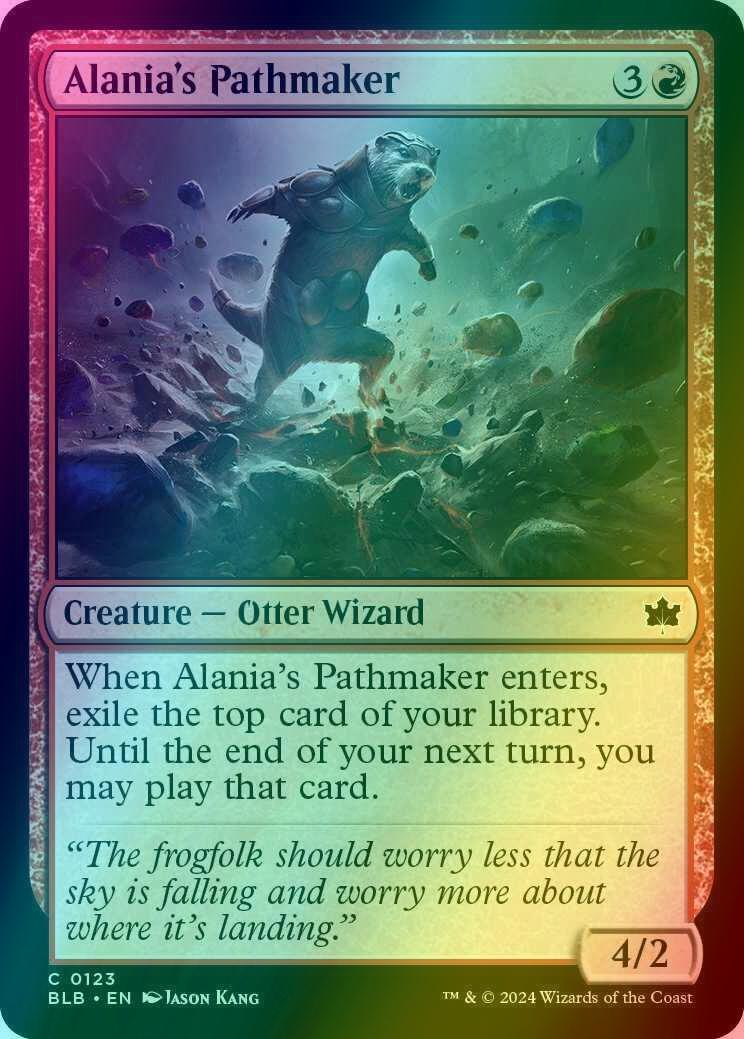 Alania's Pathmaker [123] [Bloomburrow] [Foil]