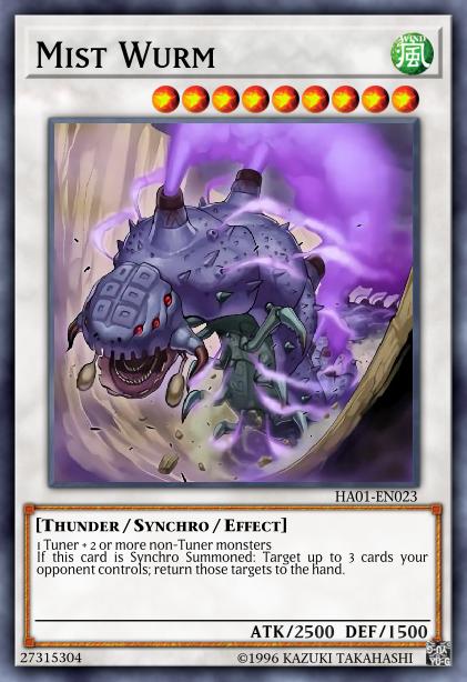Mist Wurm - HA01-EN023 - Secret Rare - Limited