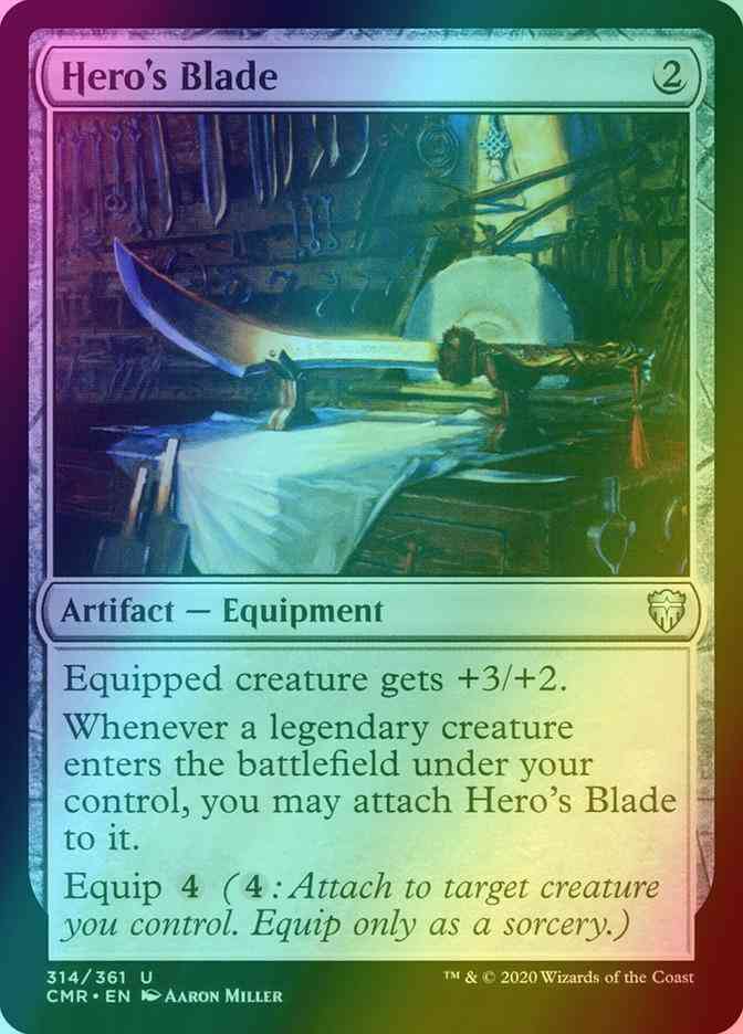 Hero's Blade [314] [Commander Legends] [Foil]
