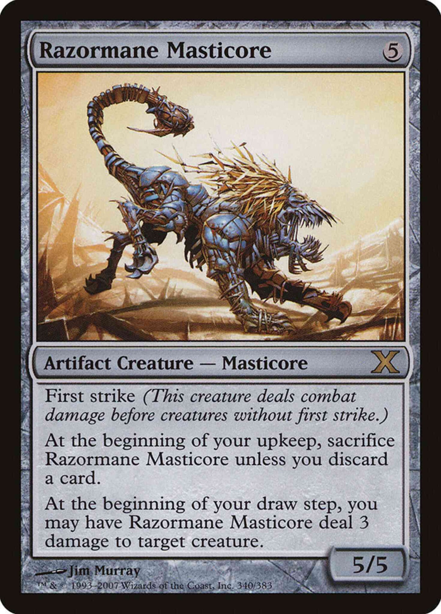 Razormane Masticore [340] [Tenth Edition] [Non-Foil]