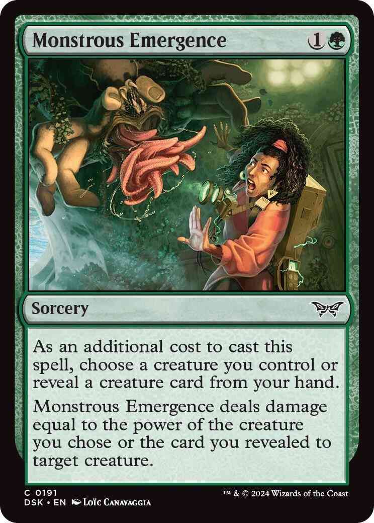 Monstrous Emergence [191] [Duskmourn: House of Horror] [Non-Foil]