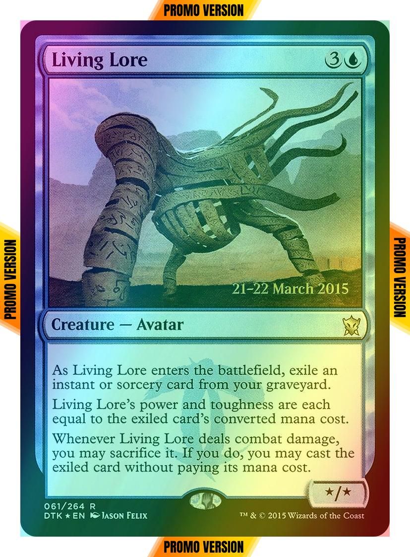 Living Lore [61s] [Dragons of Tarkir Promos] [Foil]