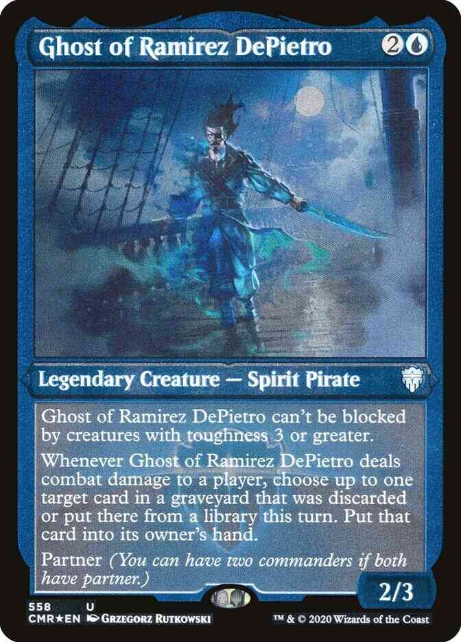 Ghost of Ramirez DePietro [558] [Commander Legends] [Etched Foil]