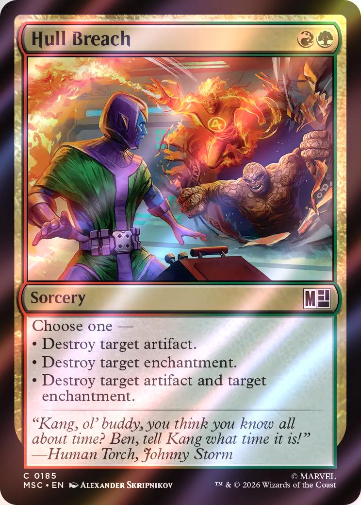 Hull Breach [185] [Marvel Super Heroes: Commander] [Surge Foil]