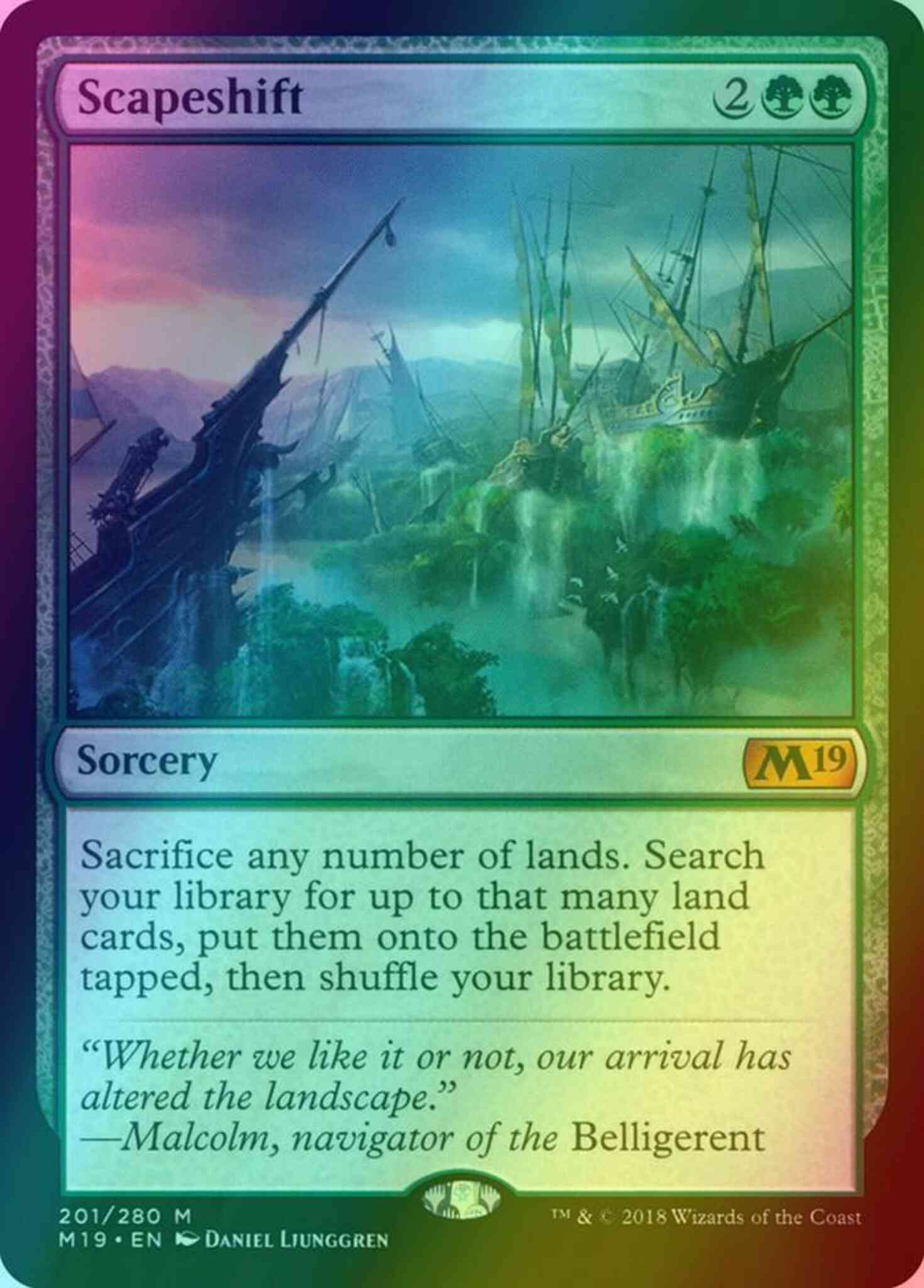 Scapeshift [Core Set 2019] [Foil] – Face to Face Games