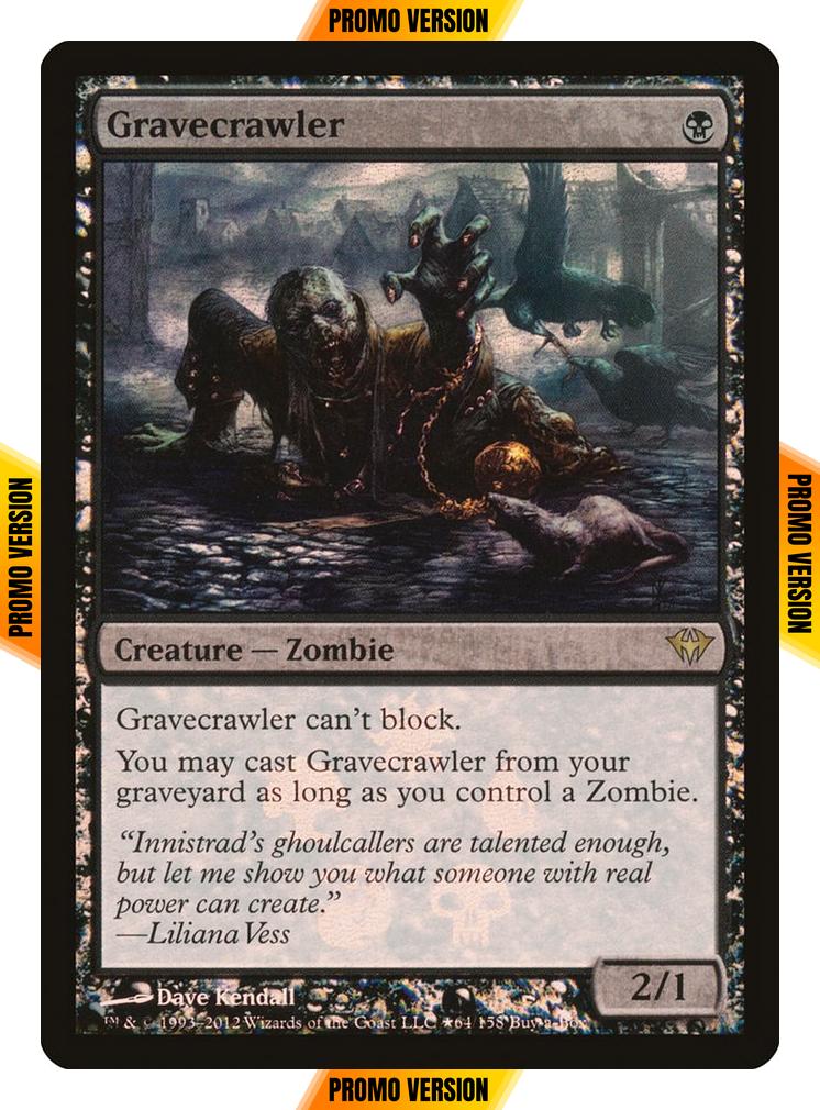Gravecrawler [S64] [Dark Ascension Promos] [Foil]