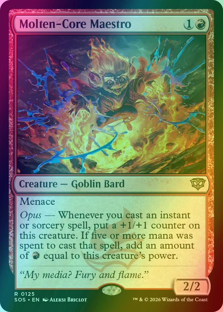 Molten-Core Maestro [125] [Secrets of Strixhaven] [Foil]