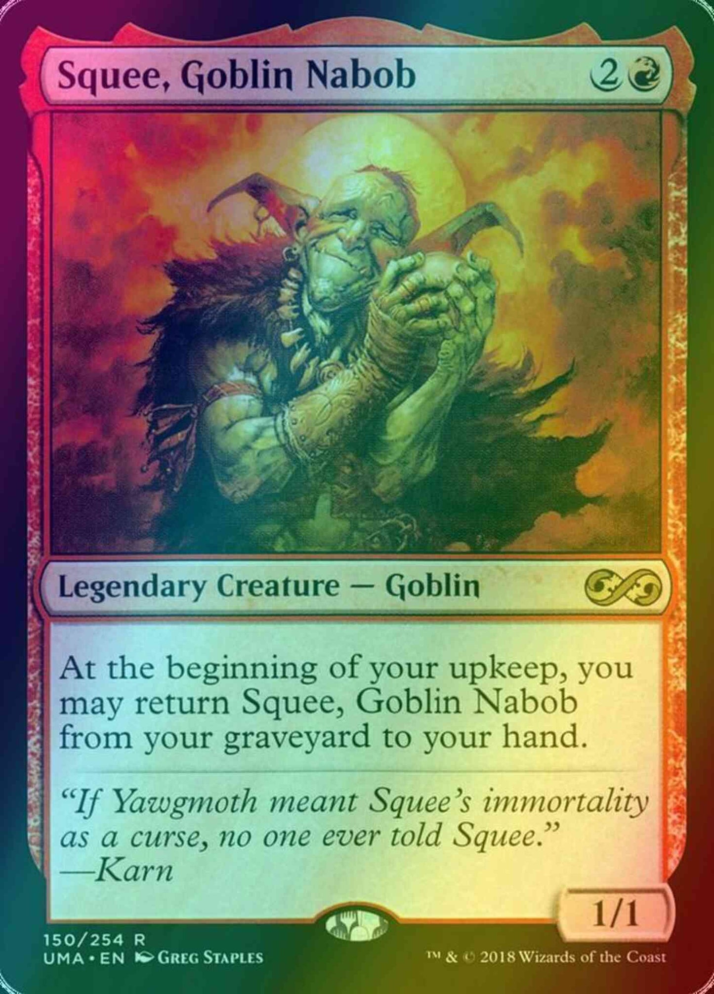 Squee, Goblin Nabob [150] [Ultimate Masters] [Foil]