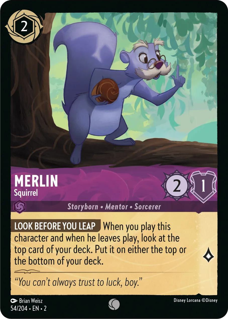 Merlin - Squirrel - 54/204 [Rise Of The Floodborn] [Non-Foil]
