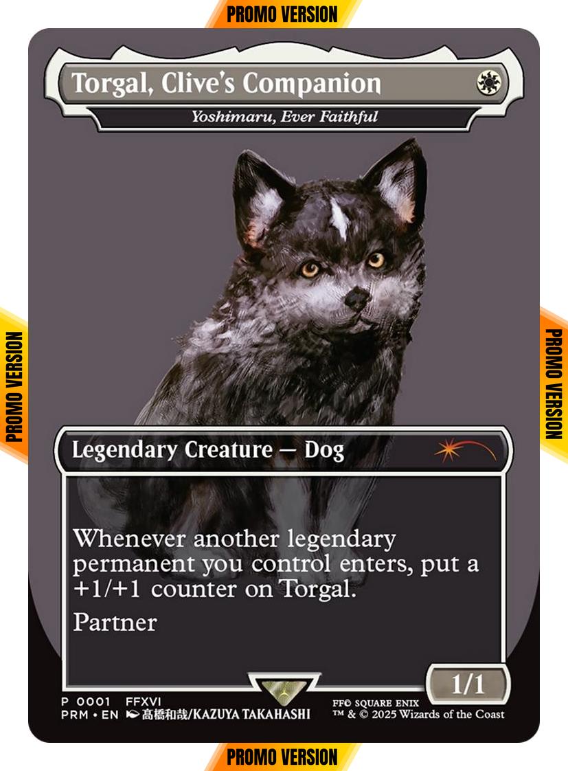 Torgal, Clive's Companion - Yoshimaru, Ever Faithful [5] [Borderless] [MagicFest 2025] [Non-Foil]