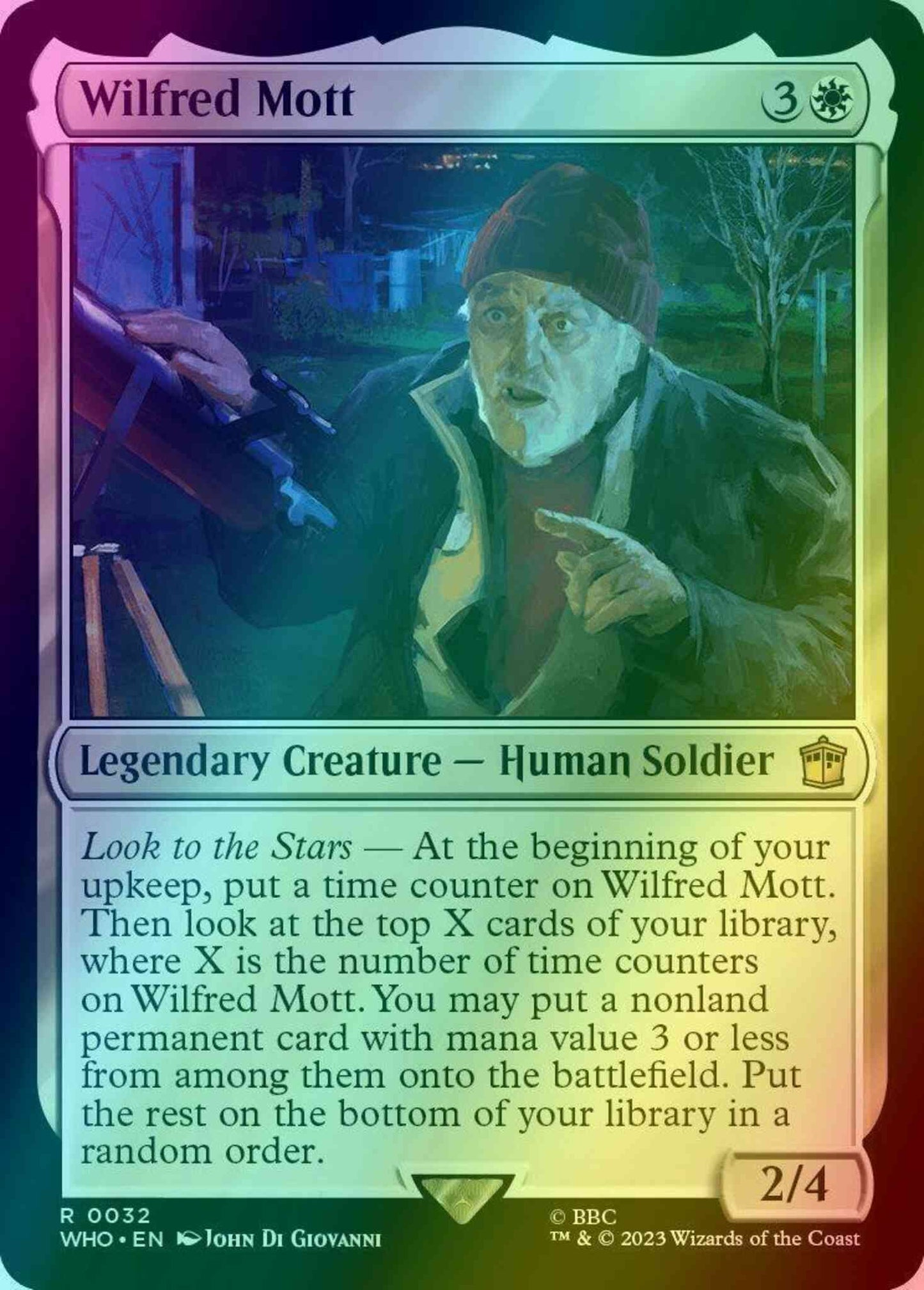Wilfred Mott [32] [Universes Beyond: Doctor Who] [Foil]