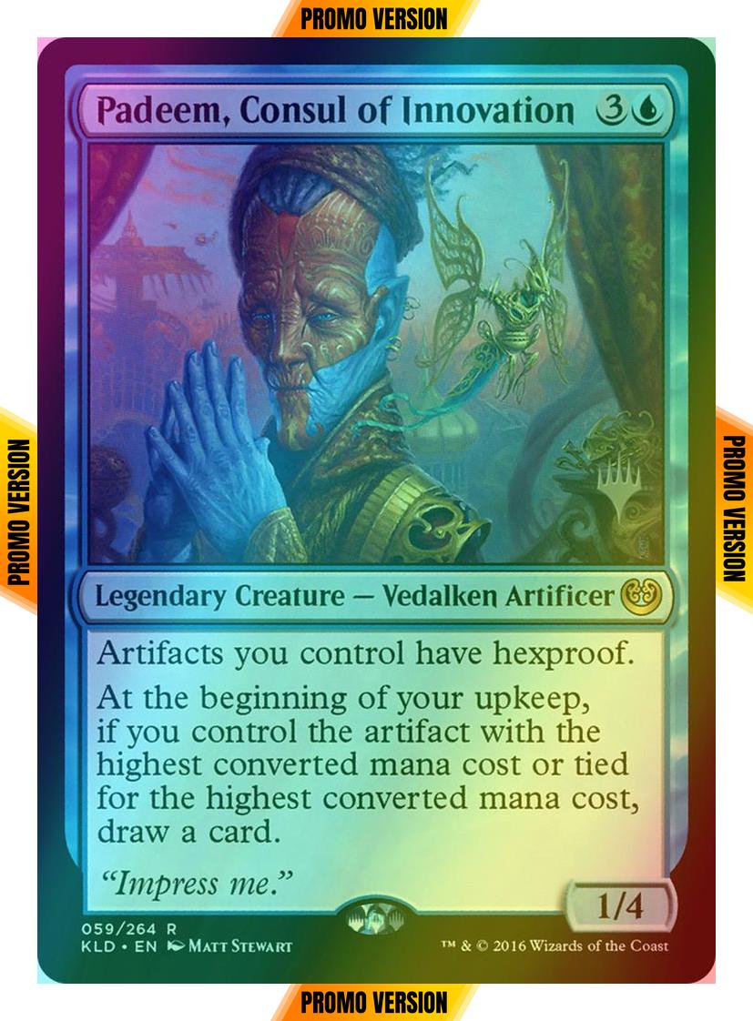 Padeem, Consul of Innovation [Promo Pack] [59p] [Kaladesh Promos] [Foil]