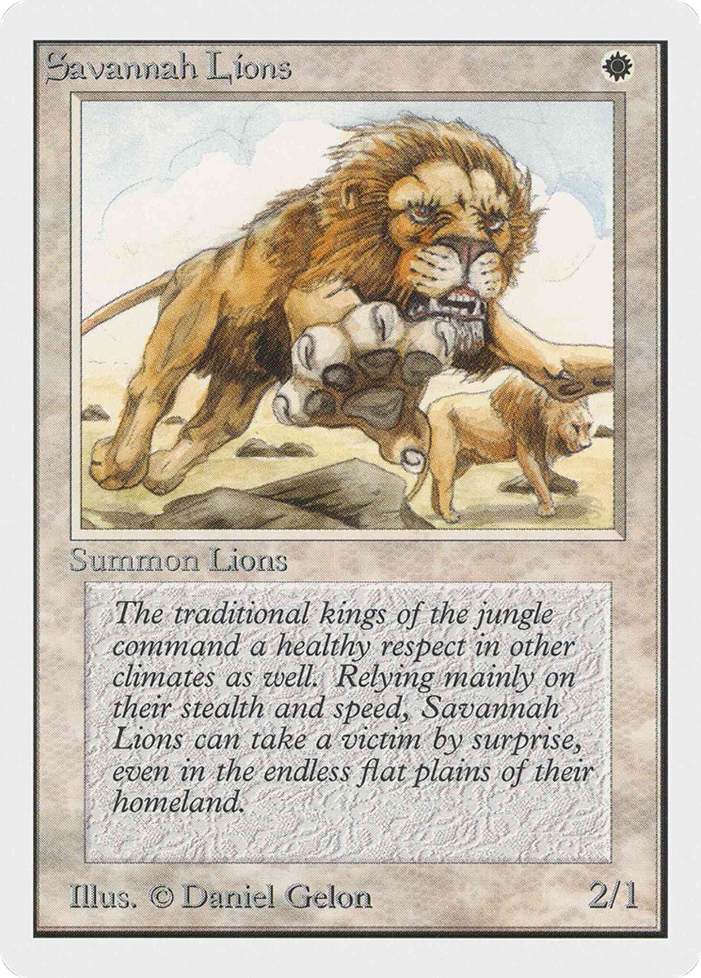 Savannah Lions [39] [Unlimited] [Non-Foil]