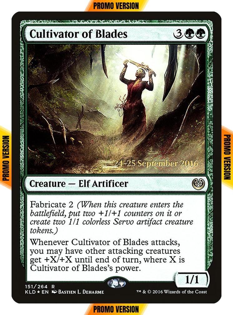 Cultivator of Blades [151s] [Kaladesh Promos] [Foil]