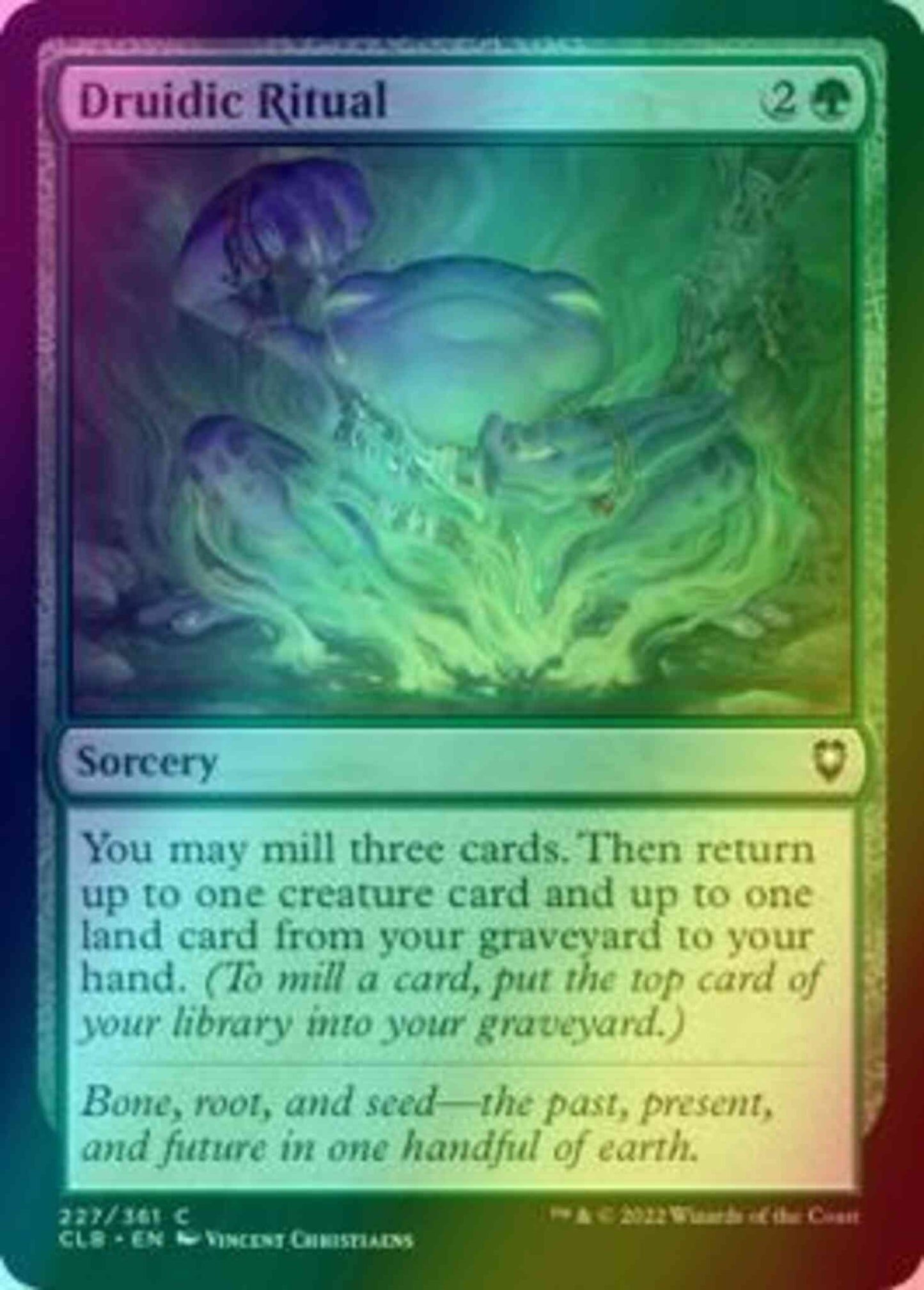 Druidic Ritual [227] [Commander Legends: Battle for Baldur's Gate] [Foil]