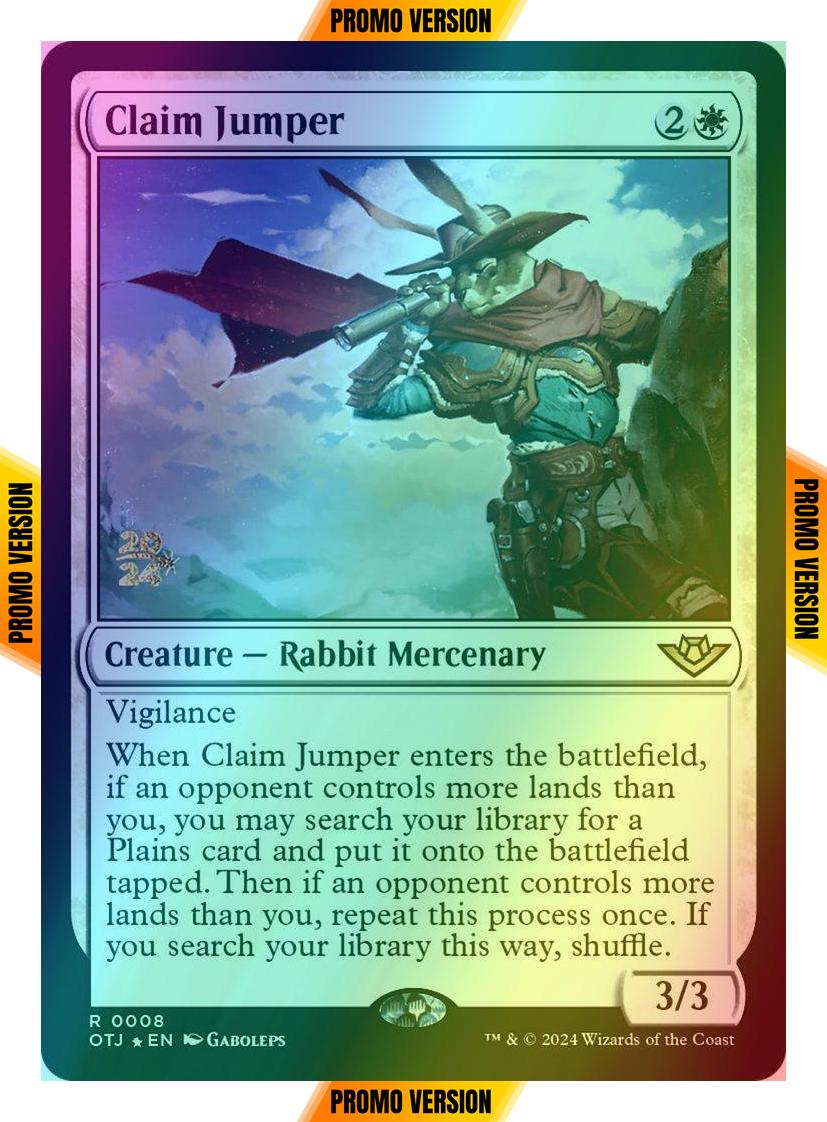 Claim Jumper [8s] [Prerelease] [Outlaws of Thunder Junction: Promos] [Foil]