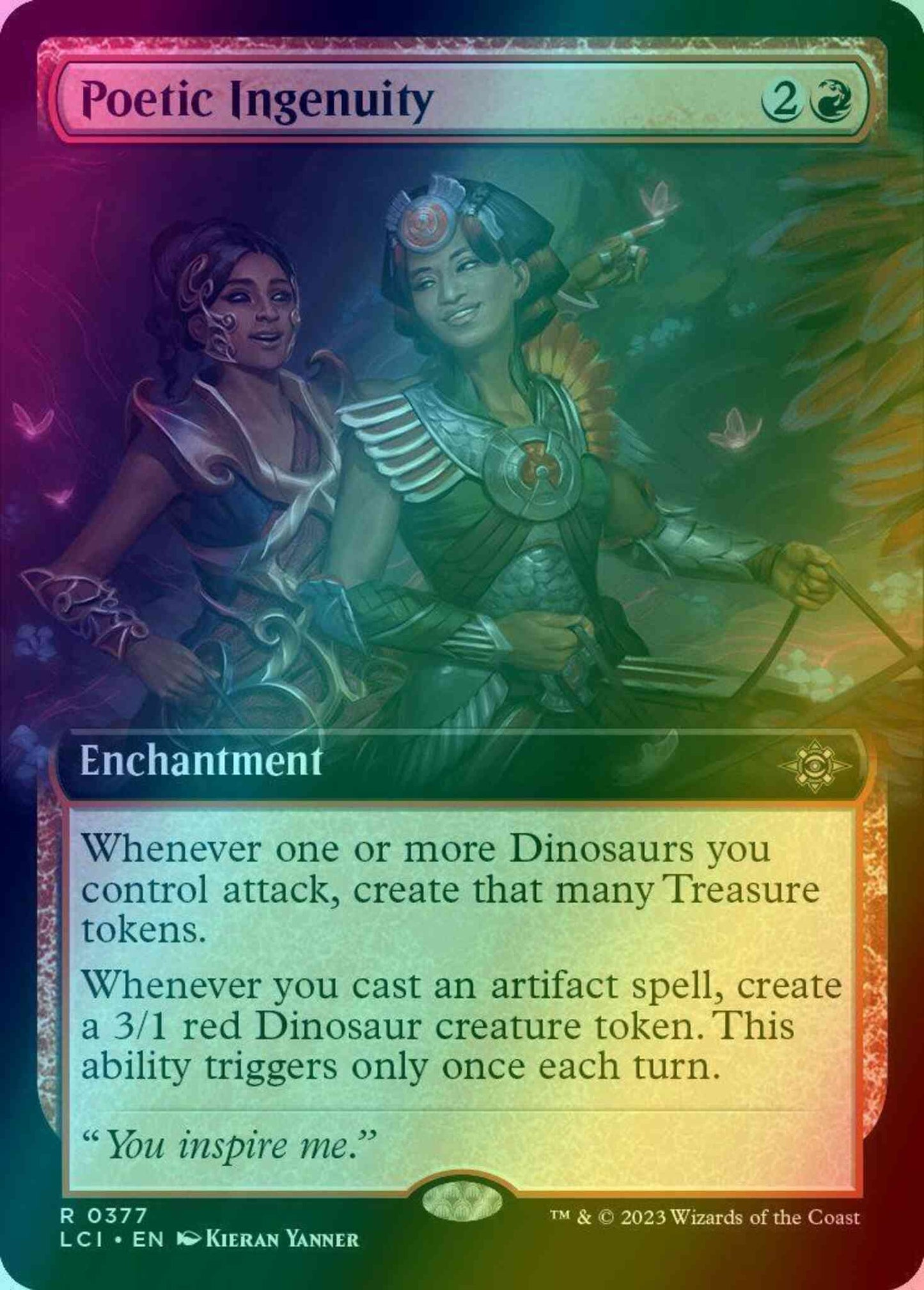 Poetic Ingenuity [377] [Extended Art] [The Lost Caverns of Ixalan] [Foil]