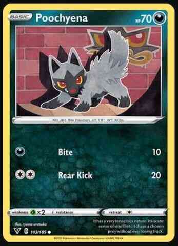 Poochyena - 103/185 - Common [swsh4-103] [Reverse Holo]