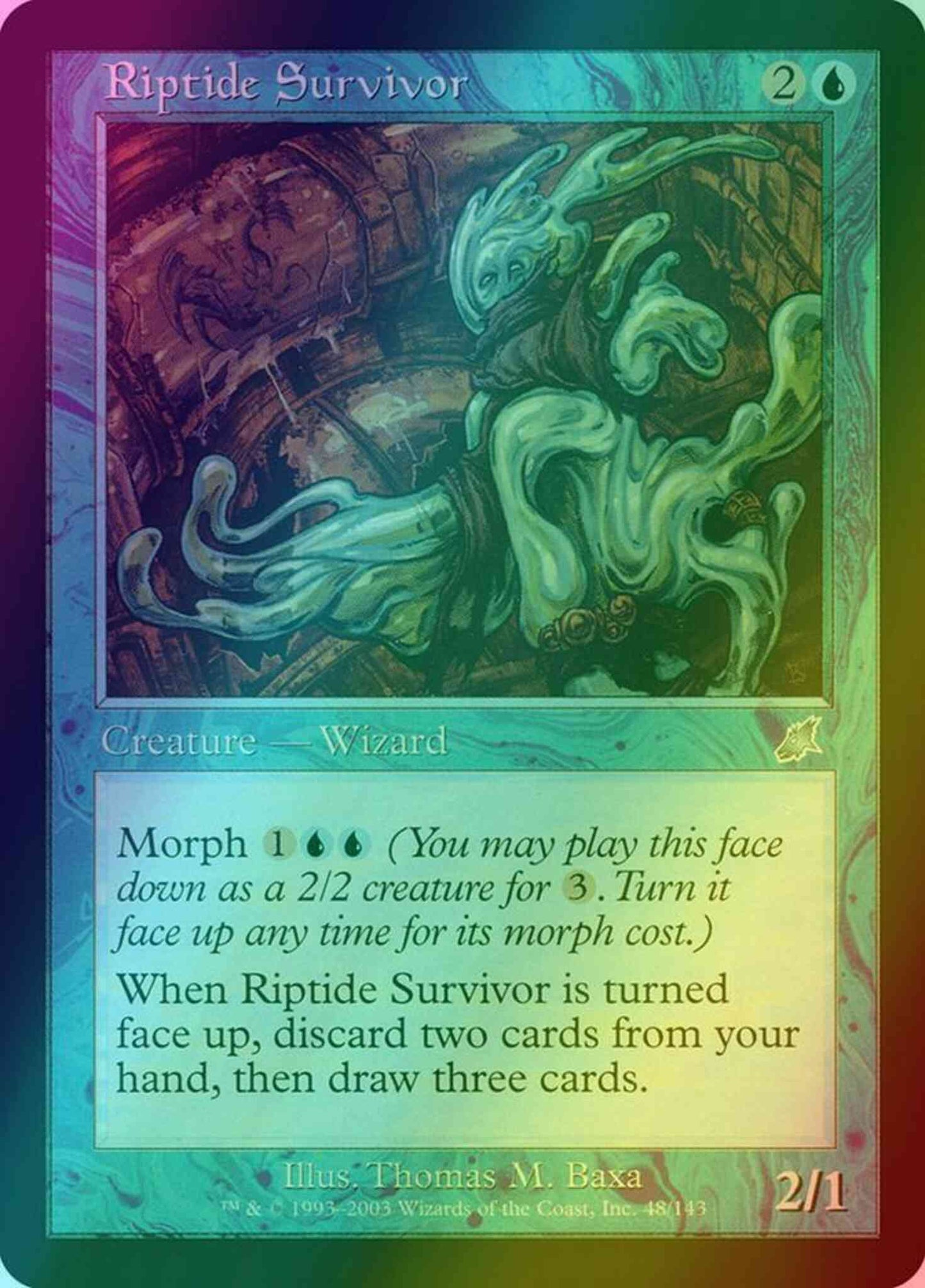Riptide Survivor [48] [Scourge] [Foil]