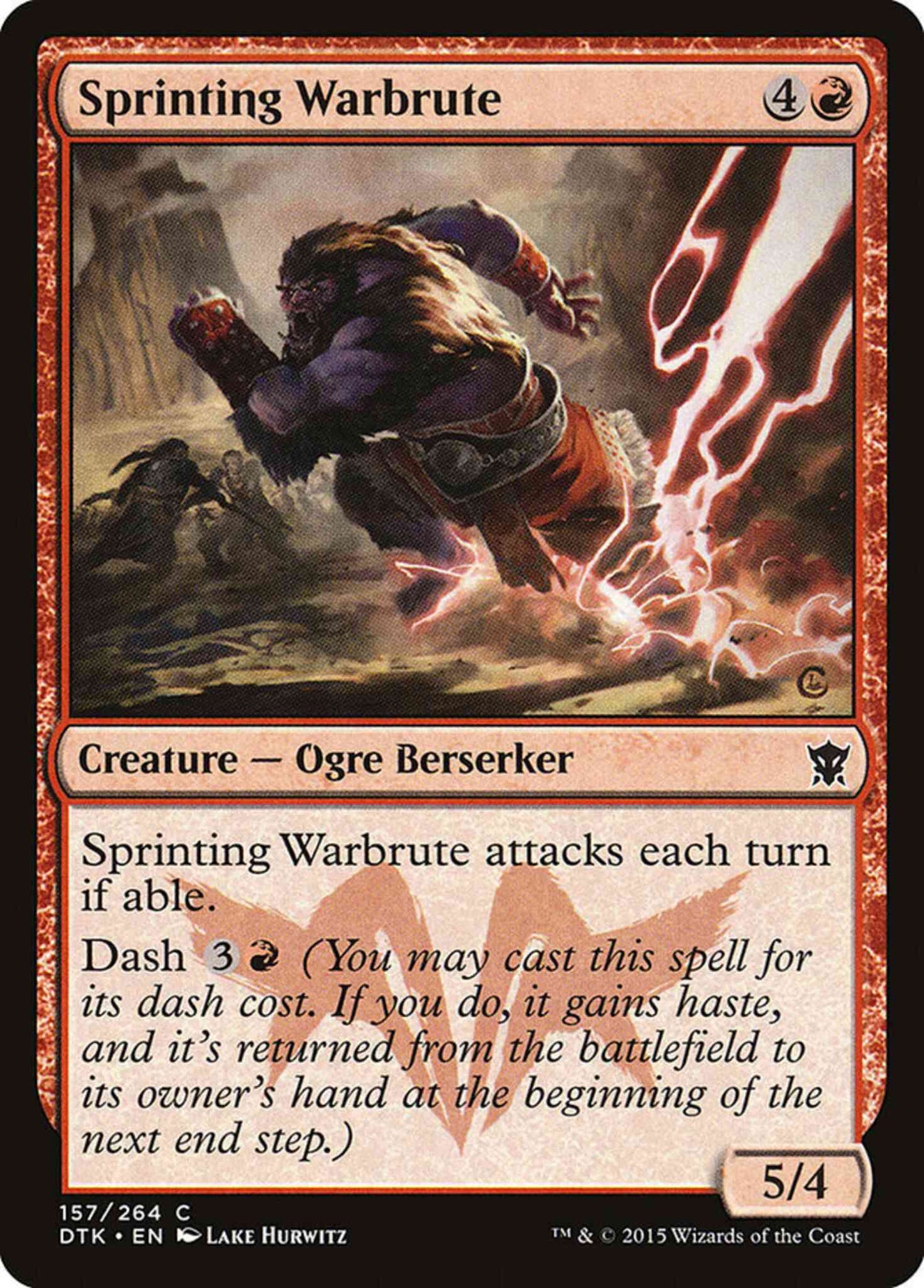 Sprinting Warbrute [157] [Dragons Of Tarkir] [Non-Foil]