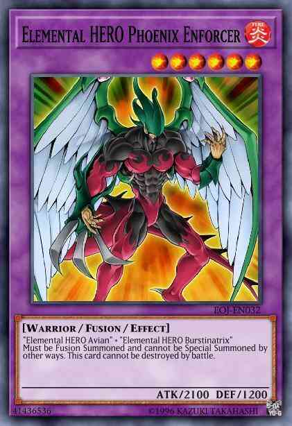 Elemental HERO Phoenix Enforcer - EOJ-EN032 - Ultimate Rare - 1st Edition