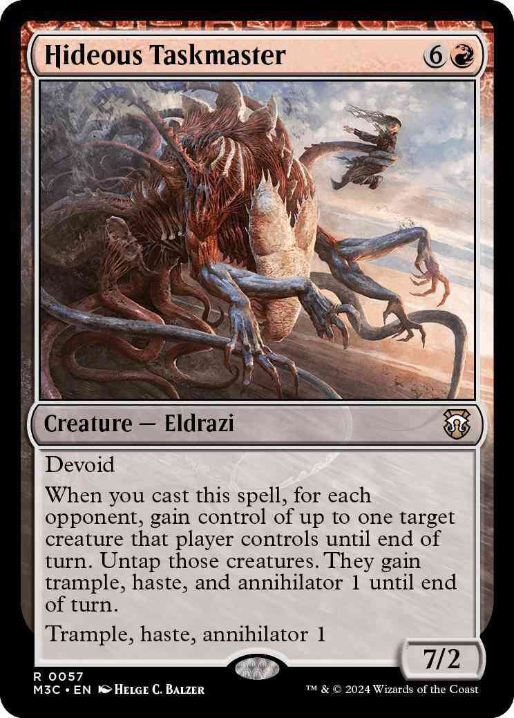 Hideous Taskmaster [57] [Modern Horizons 3: Commander] [Non-Foil]