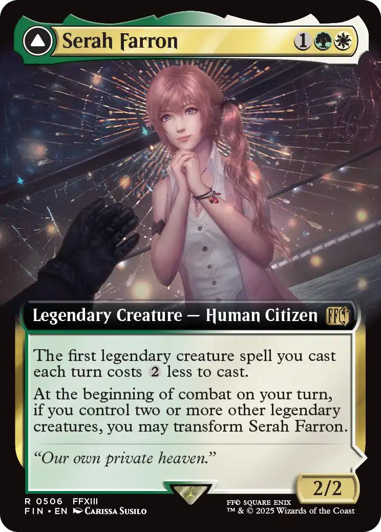 Serah Farron // Crystallized Serah [506] [Extended Art] [FINAL FANTASY] [Non-Foil]