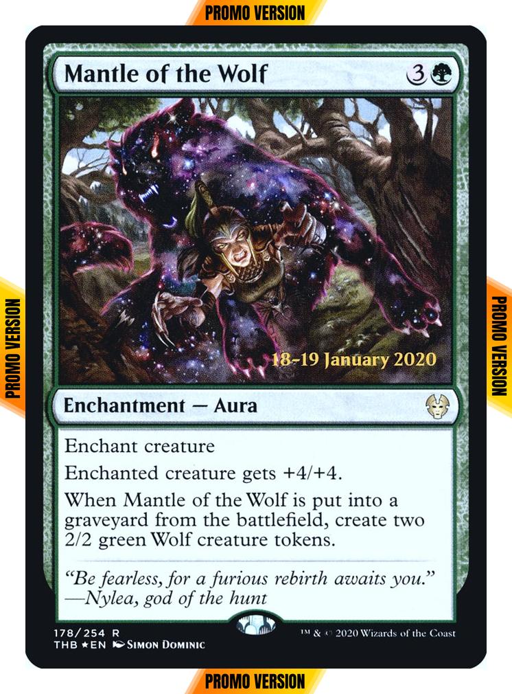 Mantle of the Wolf [178s] [Theros Beyond Death Promos] [Foil]
