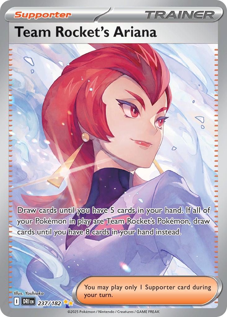Team Rocket's Ariana - 237/182 - Special Illustration Rare [sv10-237] [Ultra]
