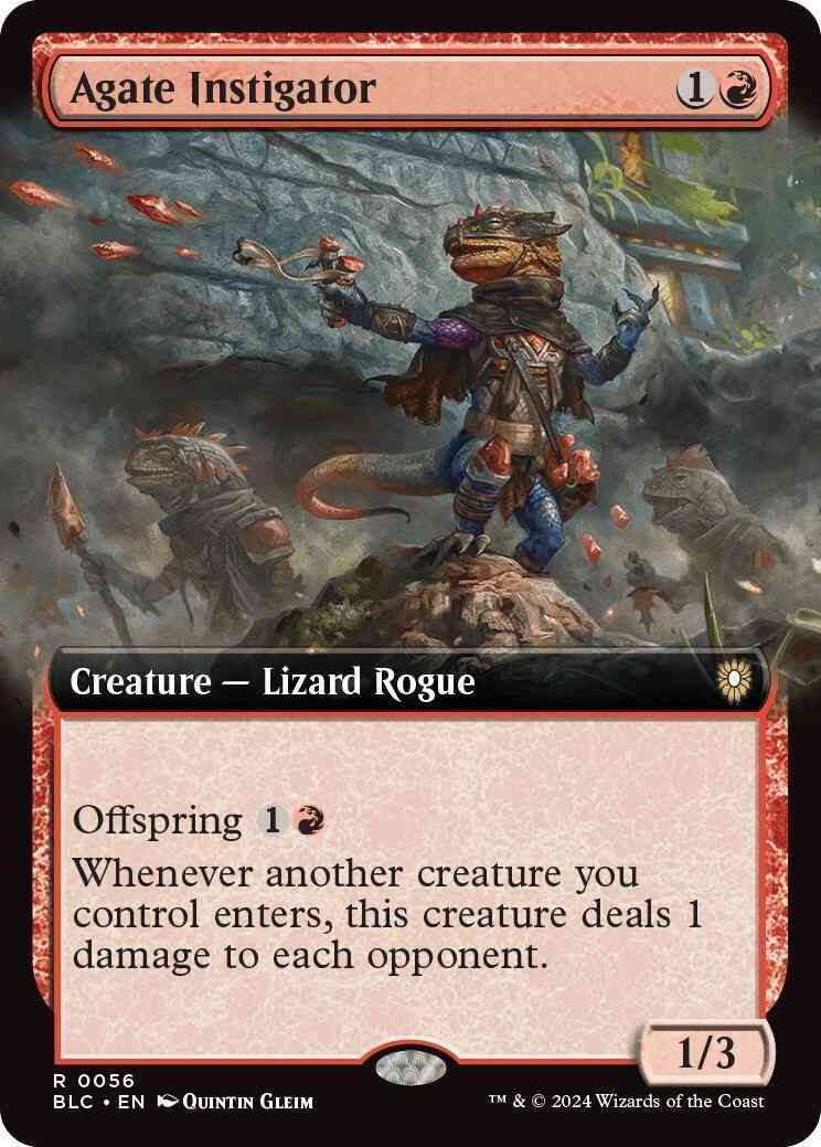 Agate Instigator [56] [Extended Art] [Bloomburrow: Commander] [Non-Foil]