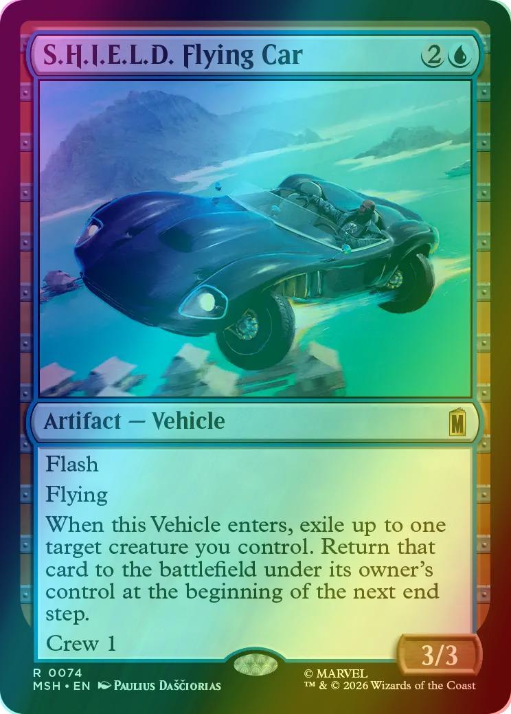 S.H.I.E.L.D. Flying Car [74] [Marvel Super Heroes] [Foil]
