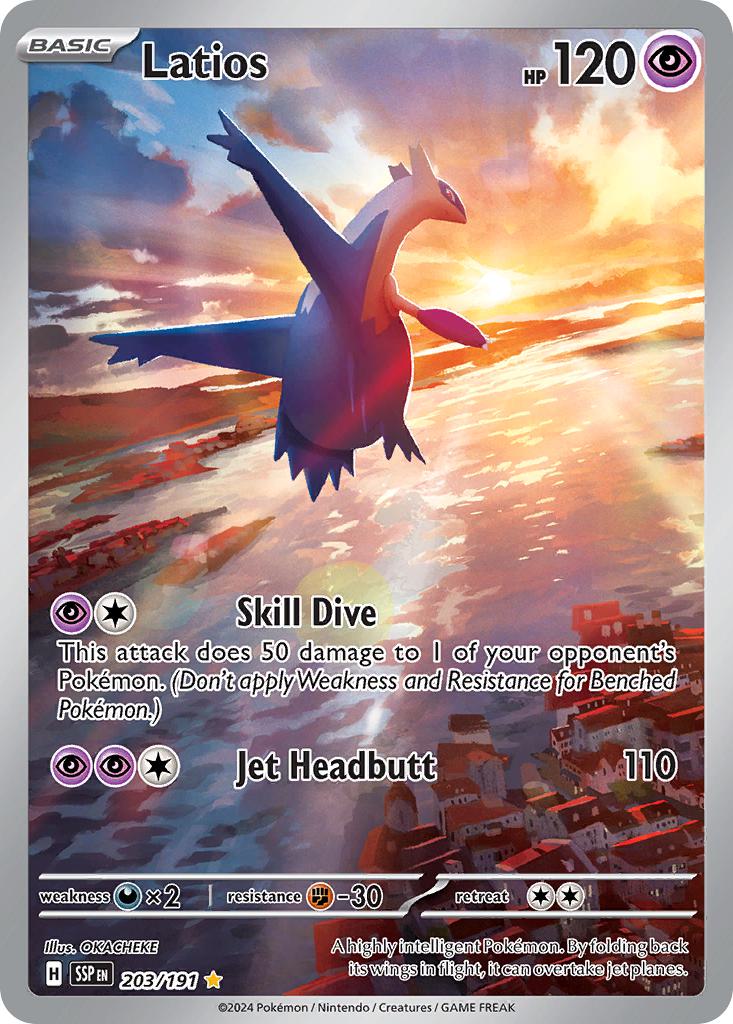 Latios - 203/191 - Illustration Rare [sv08-203] [Ultra]
