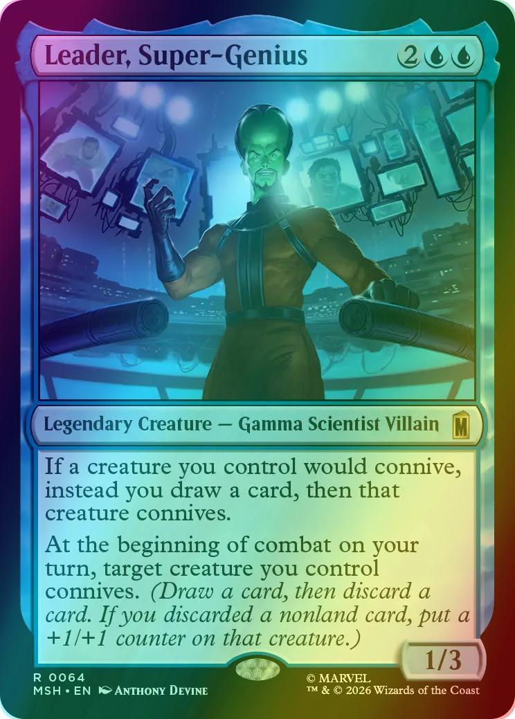 Leader, Super-Genius [64] [Marvel Super Heroes] [Foil]