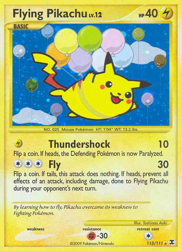Flying Pikachu - 113/111 - Rare Holo [pl2-113] [Ultra]