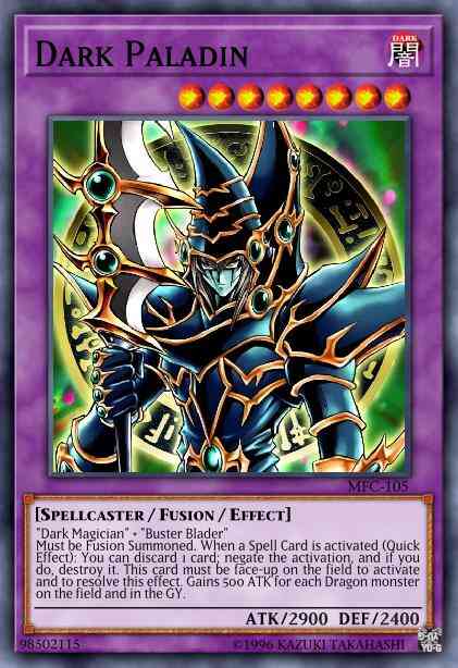 Dark Paladin - MFC-105 - Ultra Rare - 1st Edition