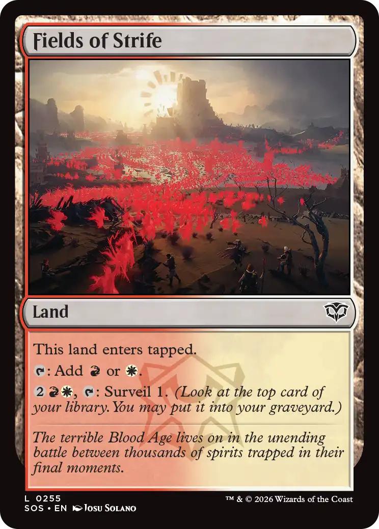 Fields of Strife [255] [Secrets of Strixhaven] [Non-Foil]