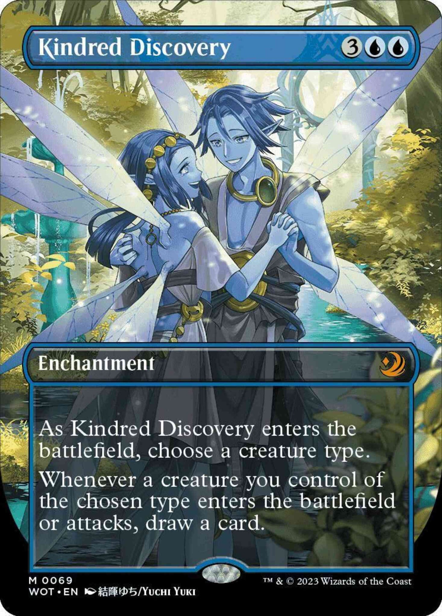 Kindred Discovery [69] [Borderless] [Anime] [Wilds of Eldraine: Enchanting Tales] [Non-Foil]