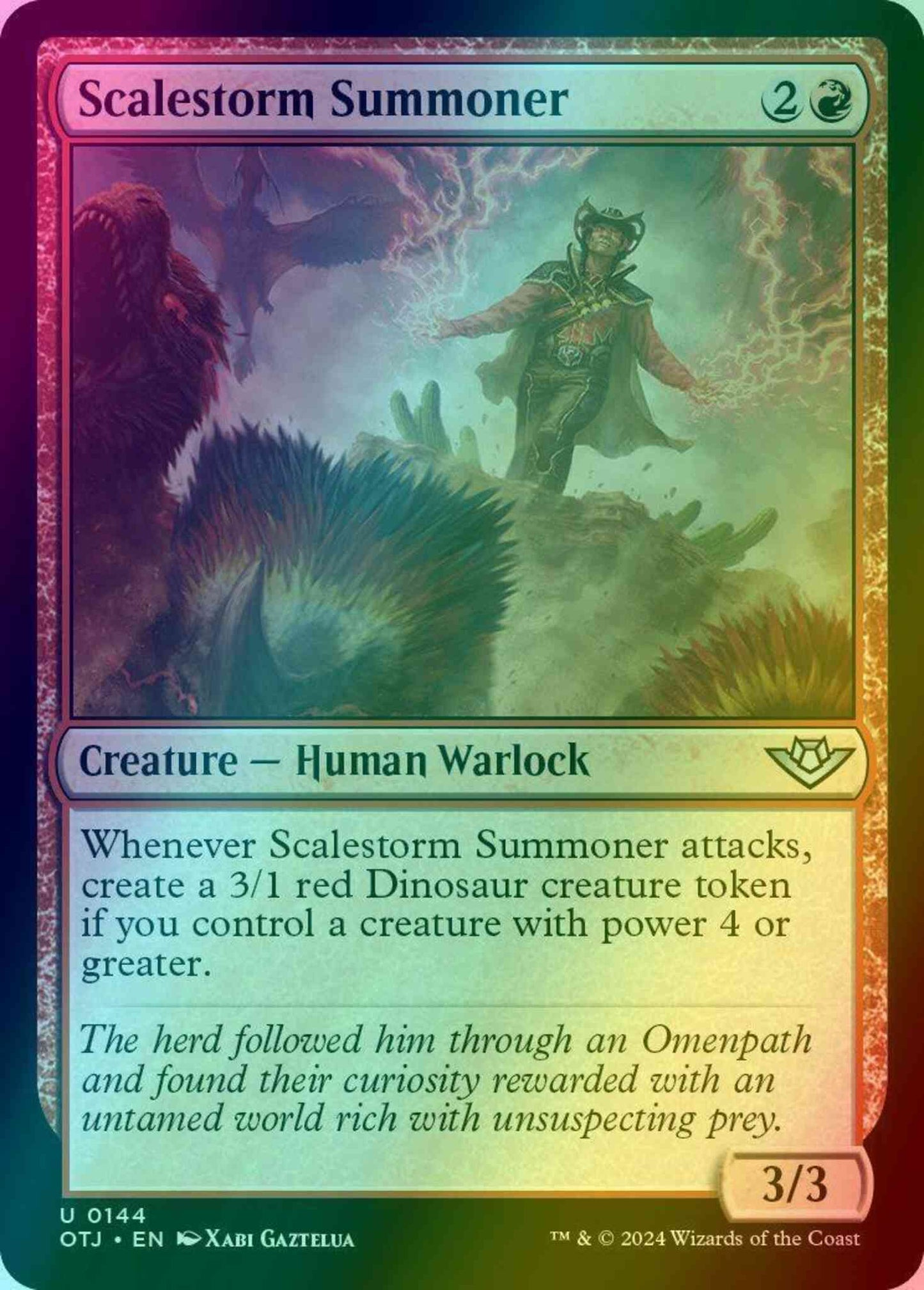 Scalestorm Summoner [144] [Outlaws of Thunder Junction] [Foil]