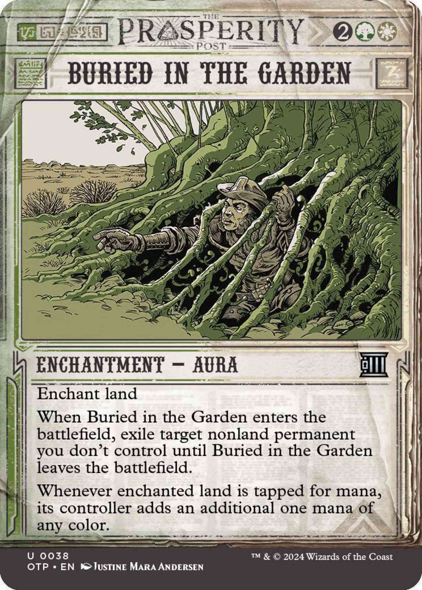Buried in the Garden [38] [Breaking News Showcase] [Breaking News] [Non-Foil]