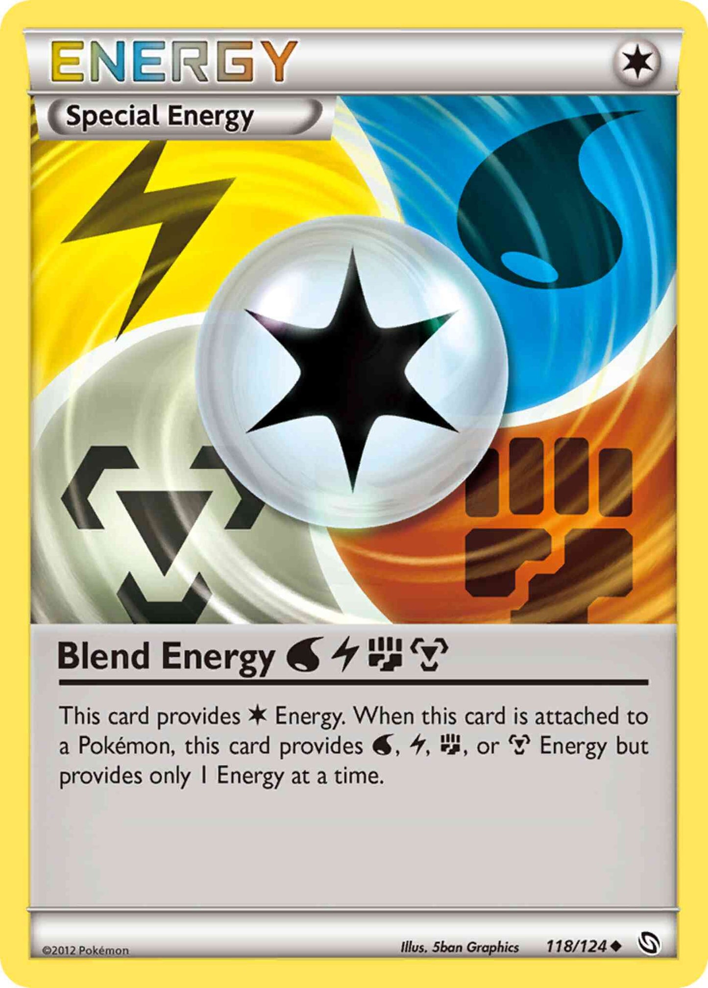 Blend Energy WaterLightningFightingMetal - 118/124 - Uncommon [bw6-118] [Non-Holo]