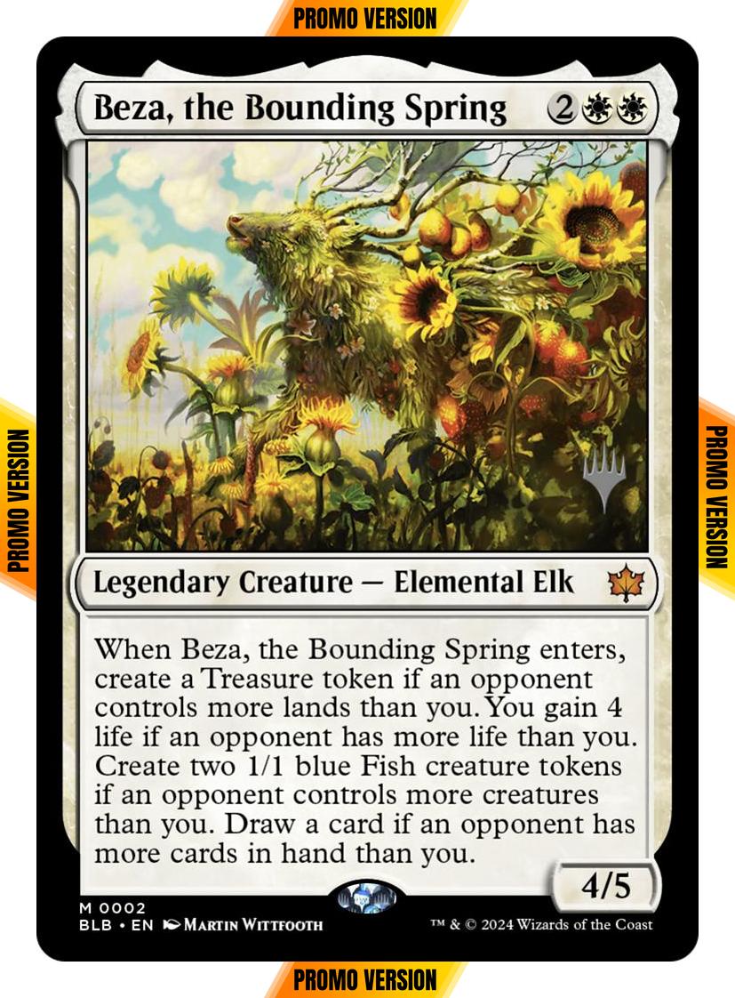 Beza, the Bounding Spring [2p] [Promo Pack] [Bloomburrow: Promos] [Non-Foil]