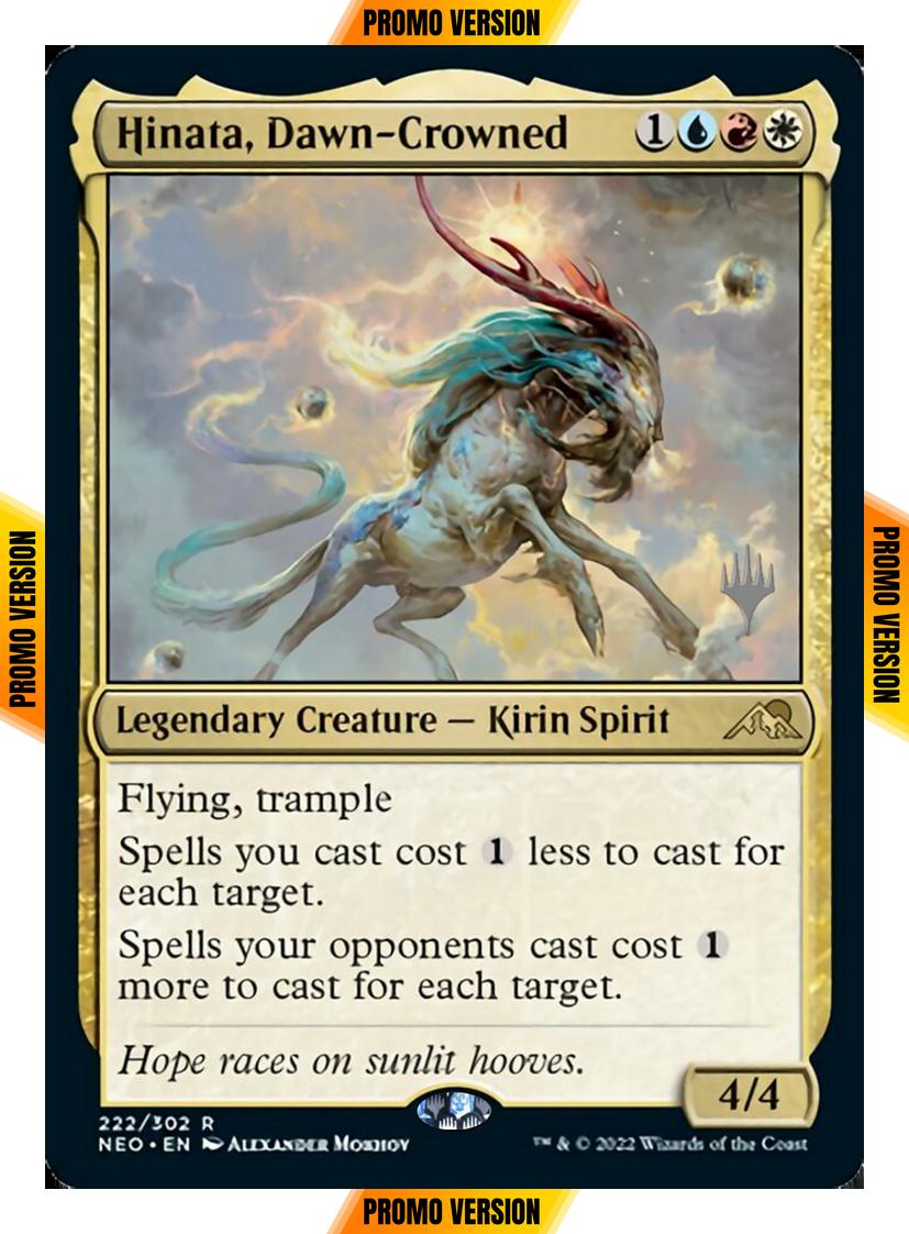 Hinata, Dawn-Crowned [Promo Pack] [222p] [Kamigawa: Neon Dynasty: Promos] [Non-Foil]